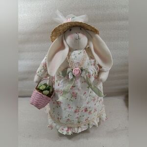 Miss Elle's Collection Weighted Bunny Rabbit Easter Decor